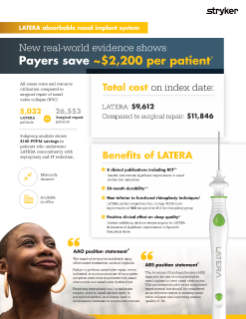 LATERA clinical and economic value