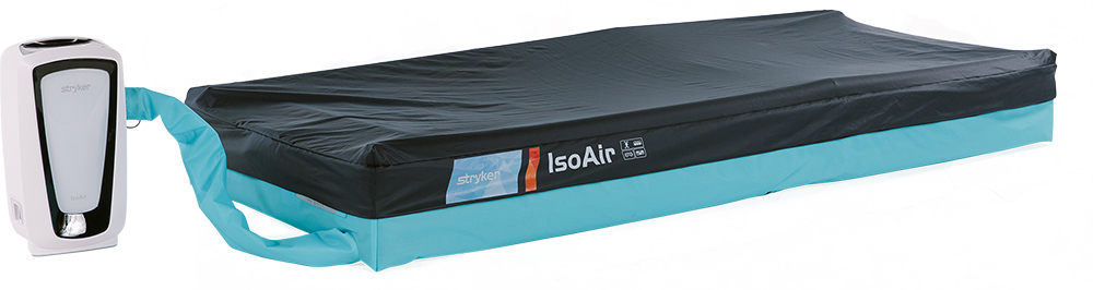 Hospital bed mattress - IsoTour - Stryker Acute Care - gel / 90x200 cm