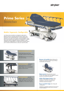 Prime Series Spec Sheet