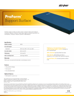 ProForm Spec Sheet