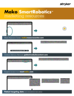 Mako SmartRobotics™ marketing resources 