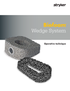 Biofoam Wedge System | Operative Technique