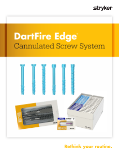 DartFire Edge Cannulated Screw | Rethink your routine