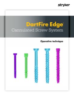 DartFire Edge Cannulated Screw System | Operative Technique