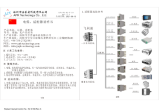 APK Technology Co. IFU Cables & Adapters