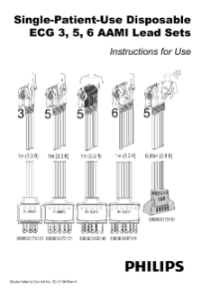 Single-Patient-Use Disposable ECG 3,5,6 AAMI Lead Sets