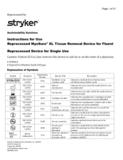 Reprocessed MyoSure XL Tissue Removal Device for Fluent 